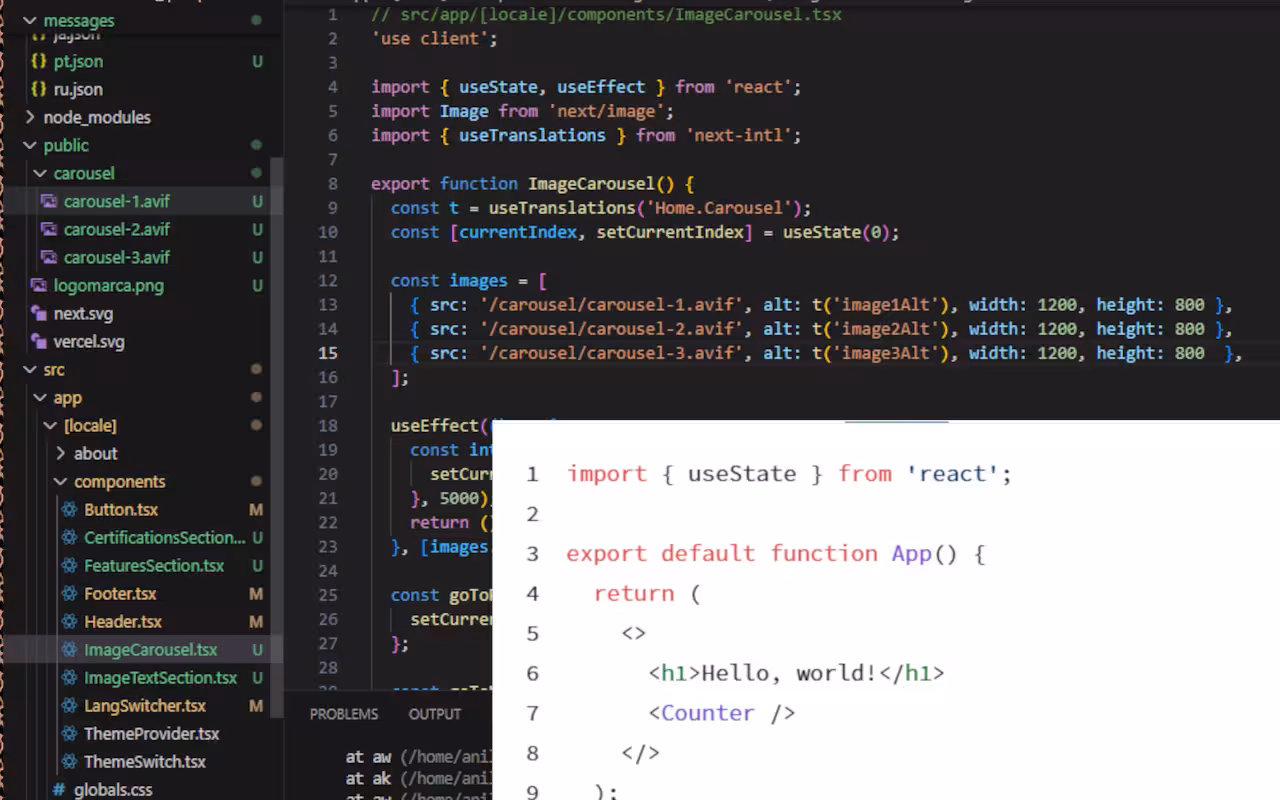 Second screenshot