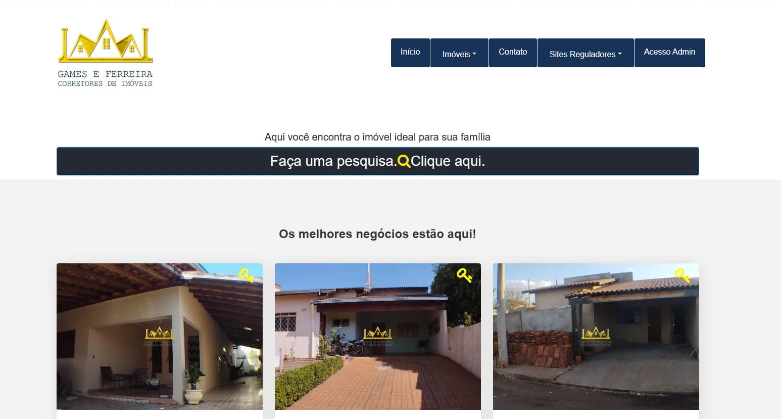 Sistema web para imobiliárias - Imagem 1