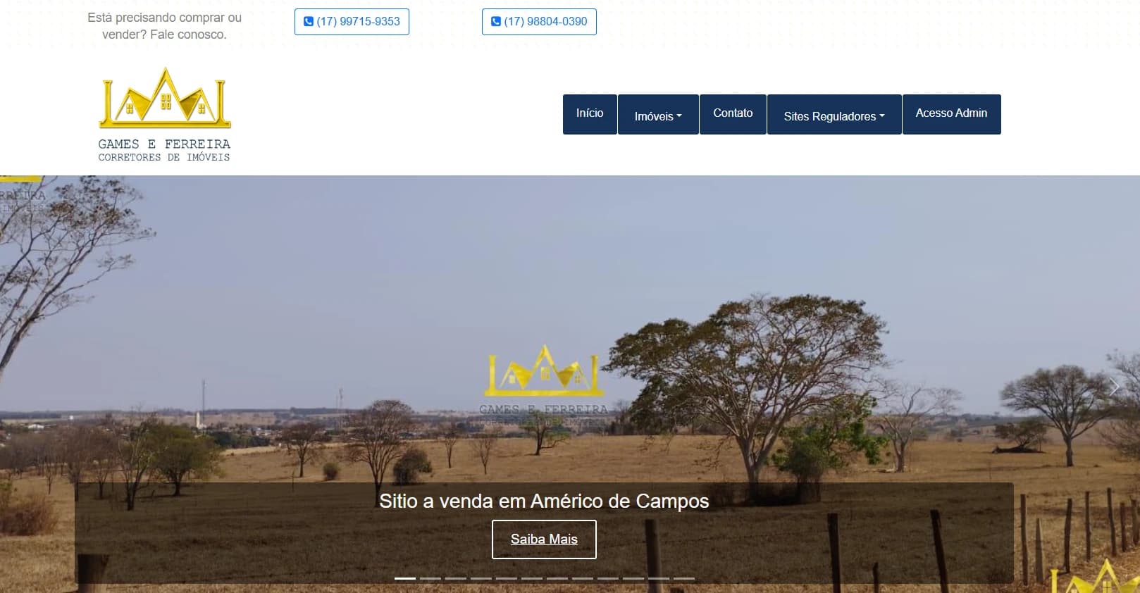 Sistema web para imobiliárias